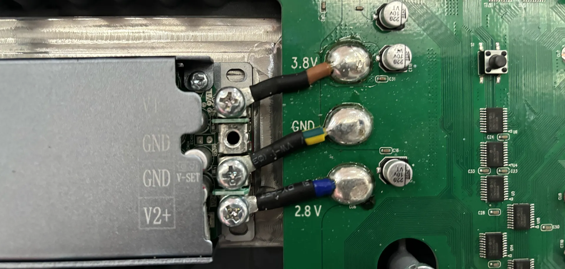 common cathode led display voltage