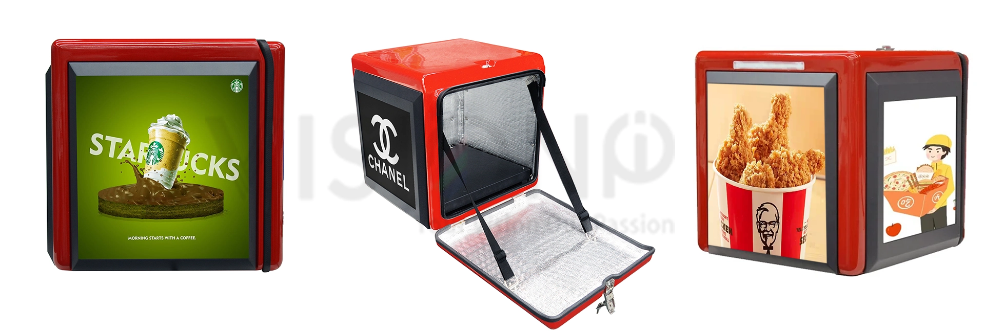 delivery led box take out visionpi led screen