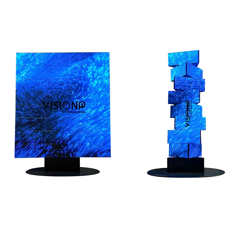 spinning DNA LED display