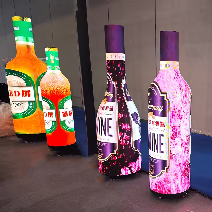 Custom Size Red Wine LED Screen